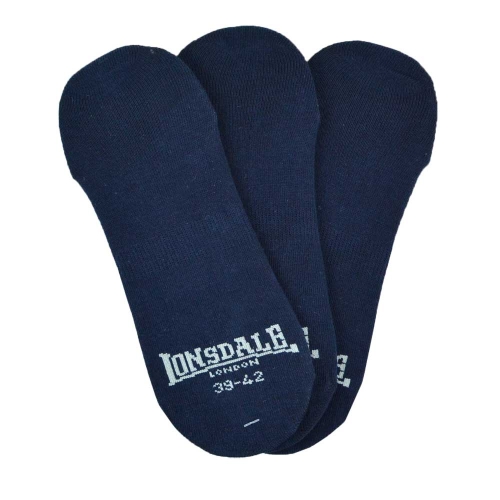 LONSDALE Skarpety Niewidoczne 3 par LNS01_102 NAVY