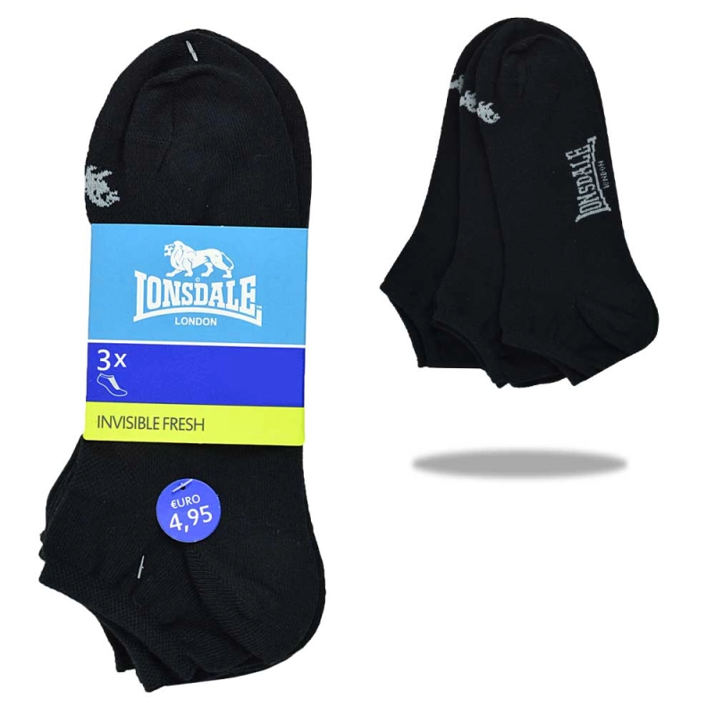 Lonsdale Skarpety Czarne