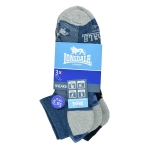 LONSDALE Skarpety STOPKI TRENINGOWE 3 pary LNS09_203 Jeans
