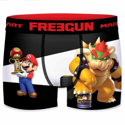 FreeGun MARIO KART Bokserki Męskie z Mikrofibry XT67