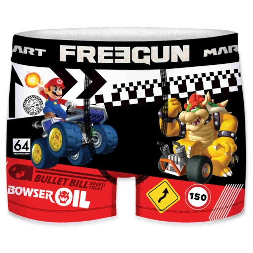 FreeGun MARIO KART Bokserki Męskie z Mikrofibry XT66