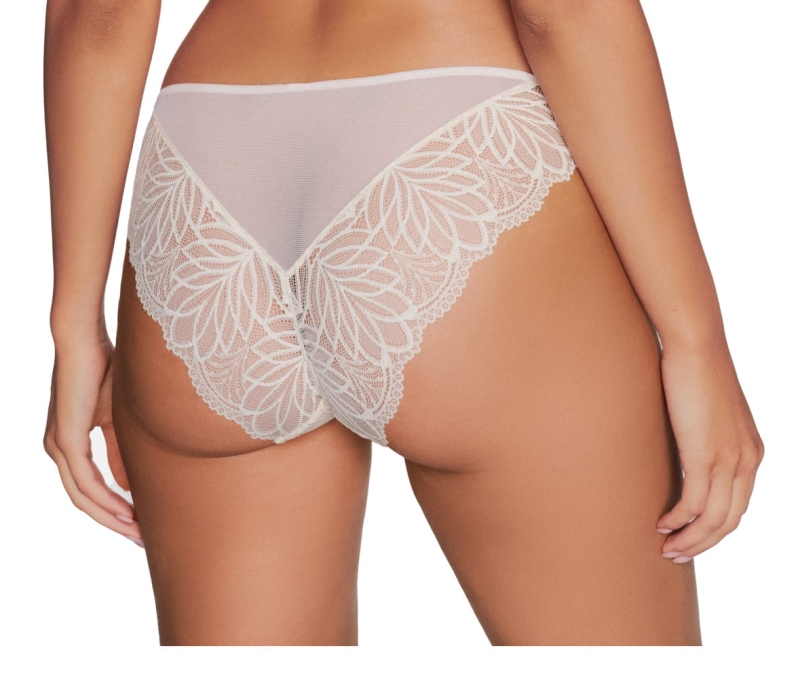 Esotiq by Joanna Krupa Figi Damskie Koronkowe Ecru