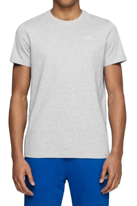 4F T-Shirt Męski Szary