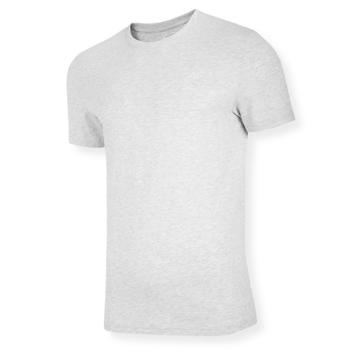 4F T-Shirt Męski Szary TSM003 Koszulka