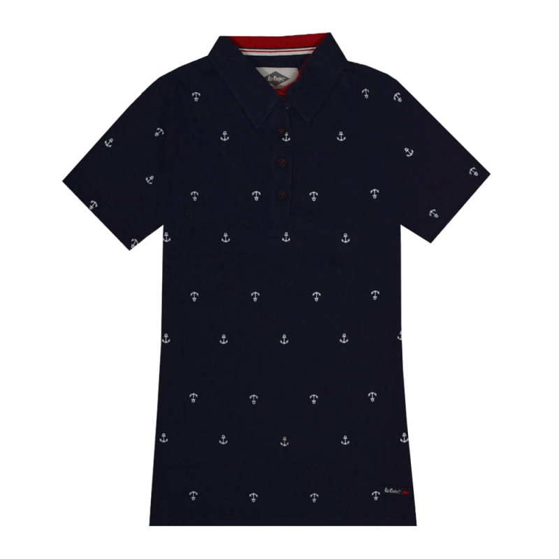 Lee Cooper Koszulka Polo Granatowa
