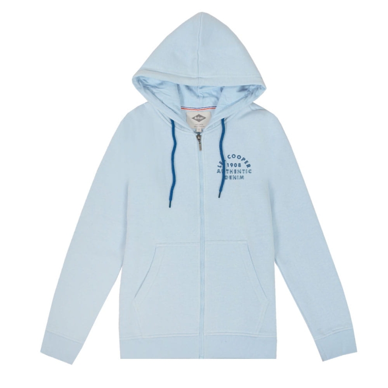 Lee Cooper Bluza z Kapturem Niebieska