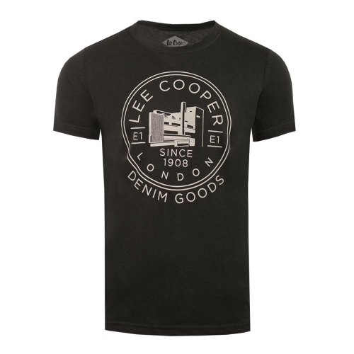 Lee Cooper Koszulka Męska T-Shirt Szara EAST