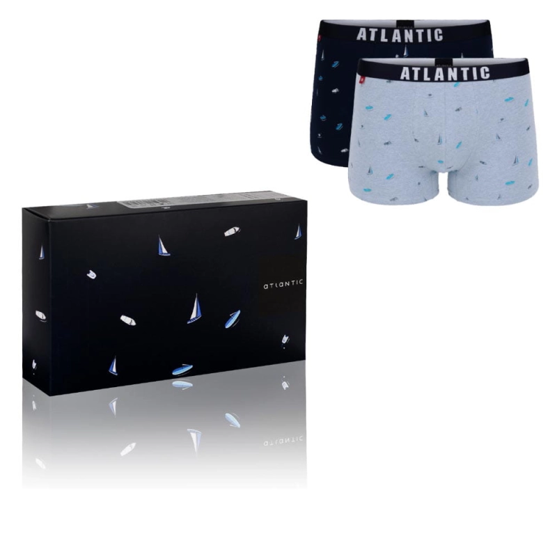 Atlantic Bokserki 2 pary Żaglówki Giftbox