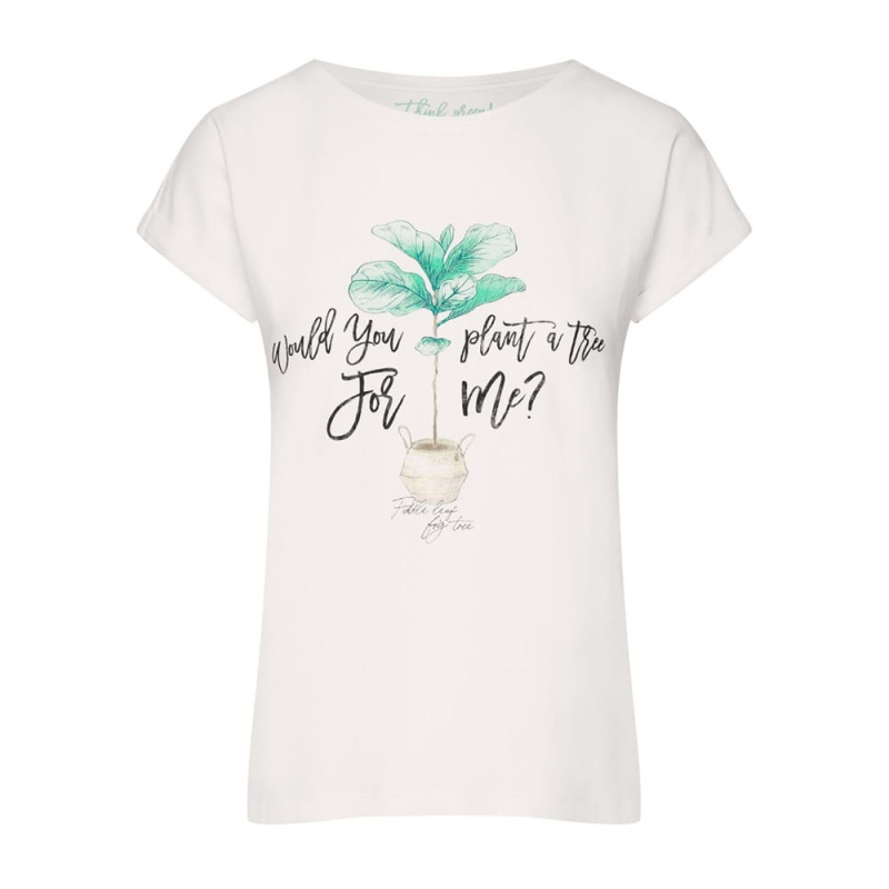 Esotiq piżama ecru z krótkim rękawem i nadrukiem