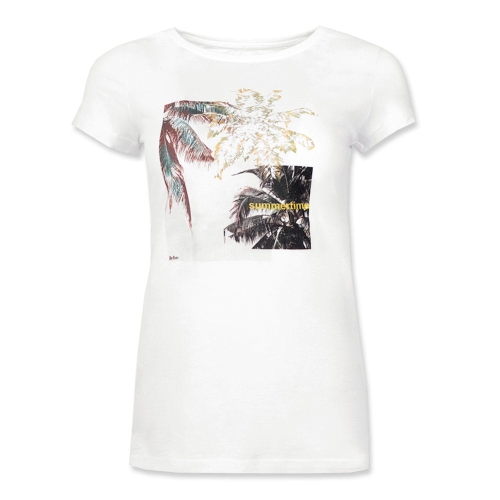 Lee Cooper T-shirt SUMMER Biała Koszulka