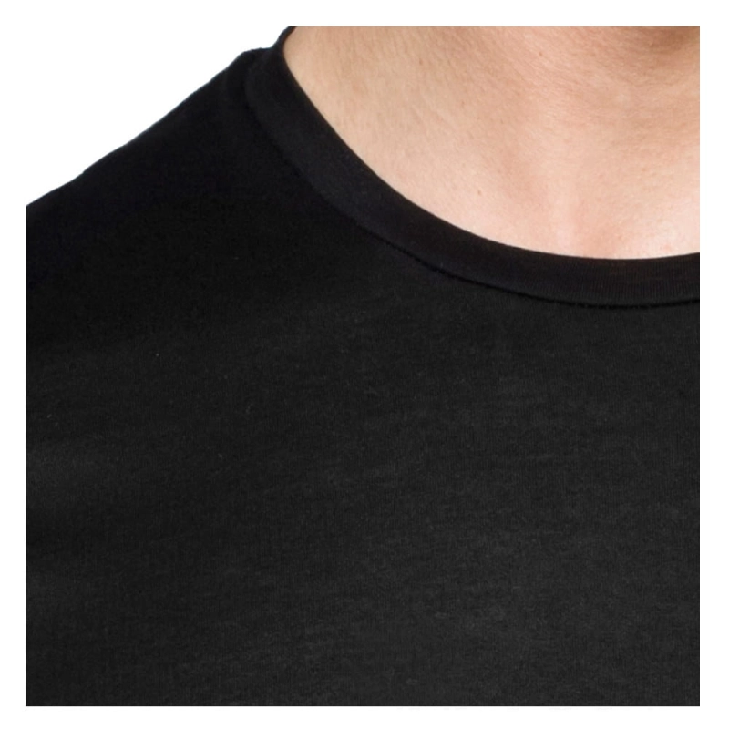 Atlantic Podkoszulek Czarny T-Shirt