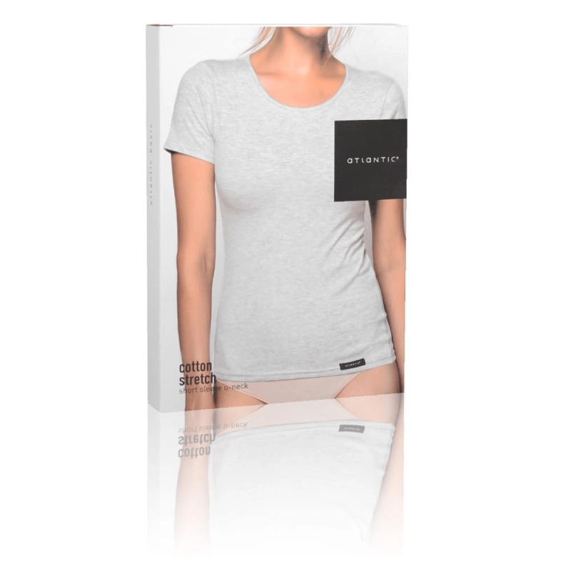 Atlantic Podkoszulek Szary T-Shirt