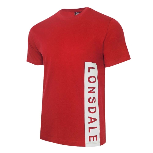 Lonsdale Koszulka T-shirt 21161 Czerwona