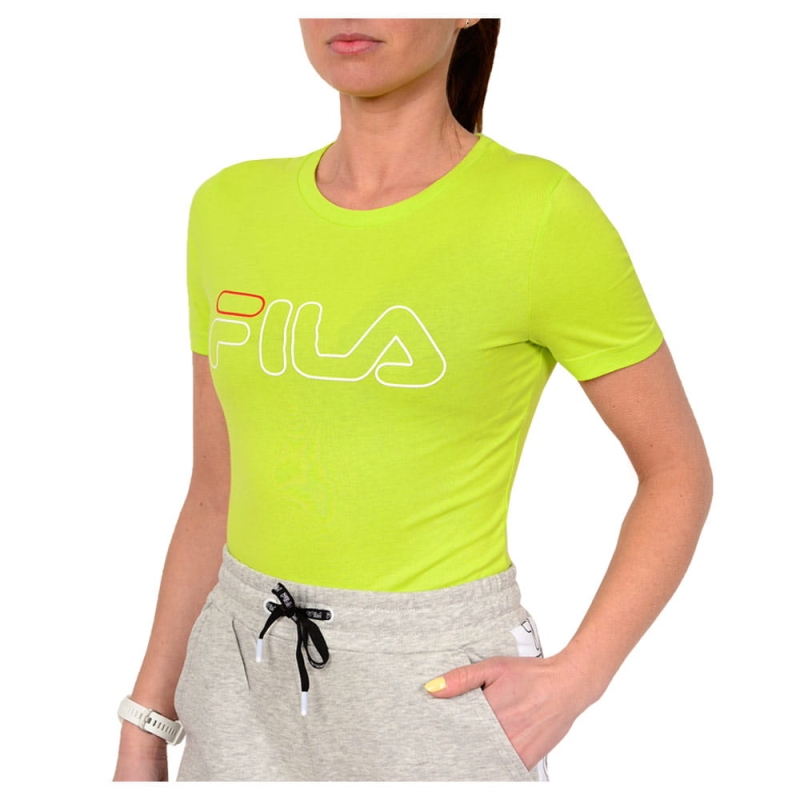 Fila Koszulka LADAN Limonkowa T-shirt Model