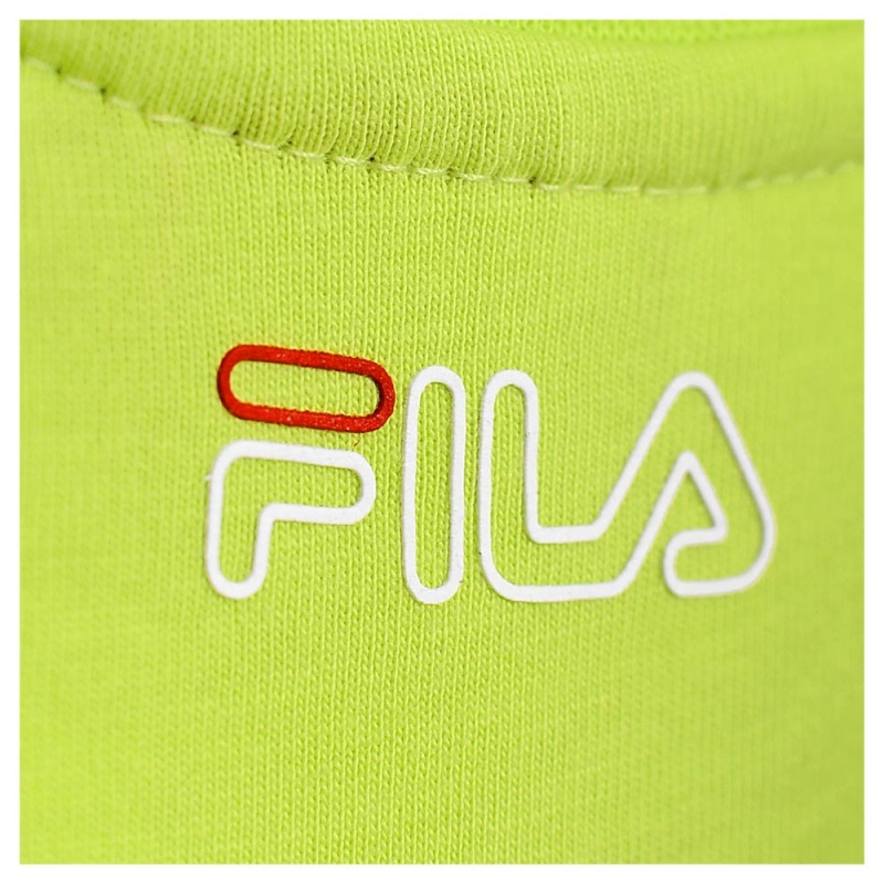 Fila T-Shirt Koszulka Damska Limonkowa