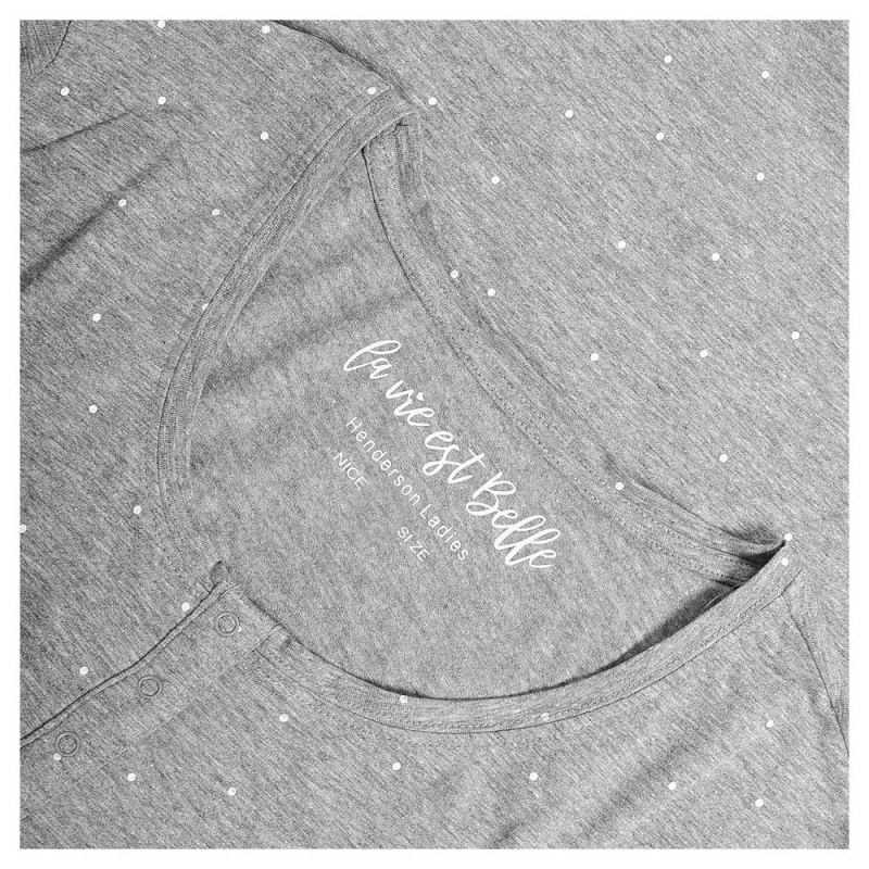 Dekolt z nadrukiem La Vie est Belle – Henderson Ladies