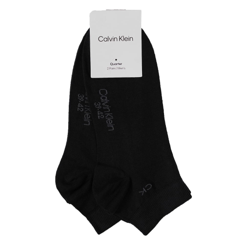 CALVIN KLEIN Skarpety Męskie ZAKOSTKI 2 pary Czarne