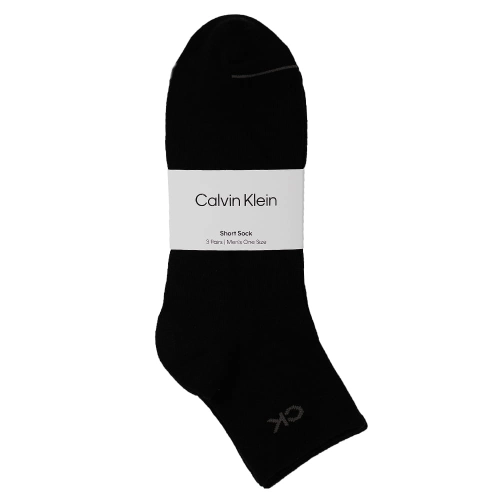 CALVIN KLEIN Skarpety Męskie 3 pary 701218719 Czarne