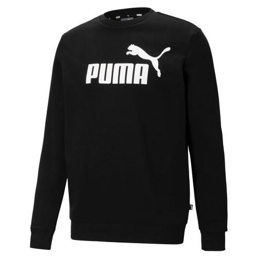 PUMA Bluza Męska ESS BIG LOGO CREW FL CZARNA