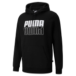 PUMA Bluza Męska z Kapturem POWER LOGO CZARNA
