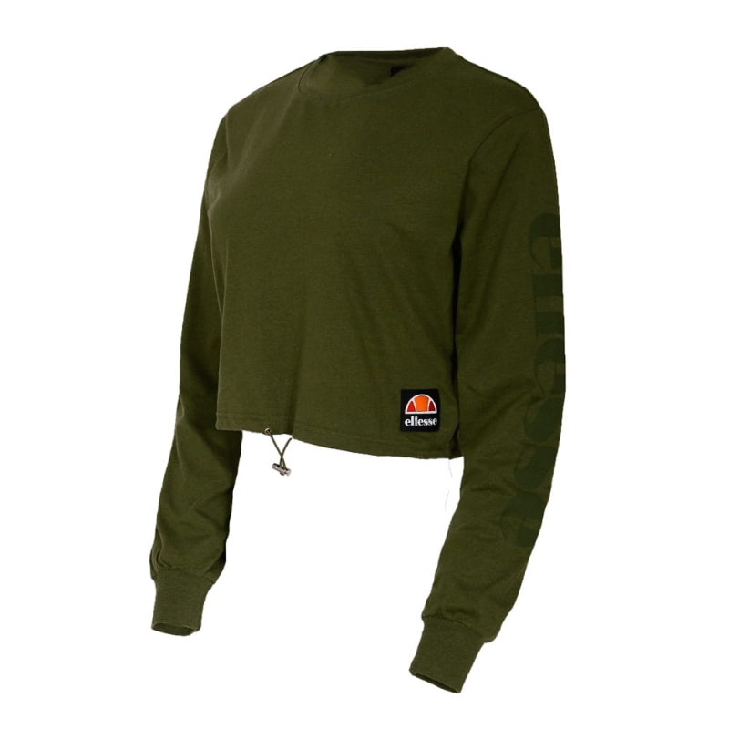 ellesse taner crop khaki przód