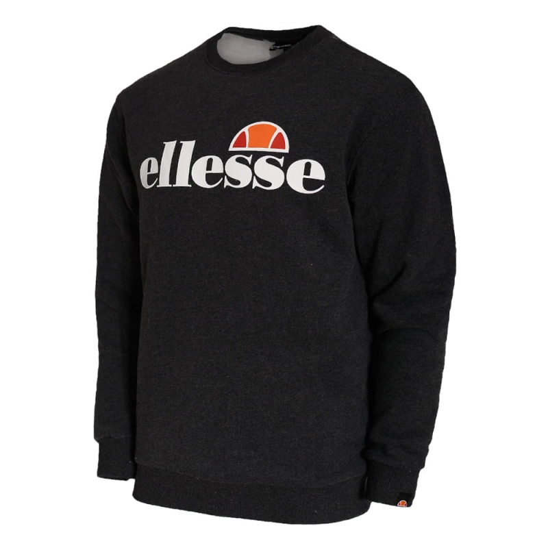 ellesse bluza męska succisso dark grey marl przód
