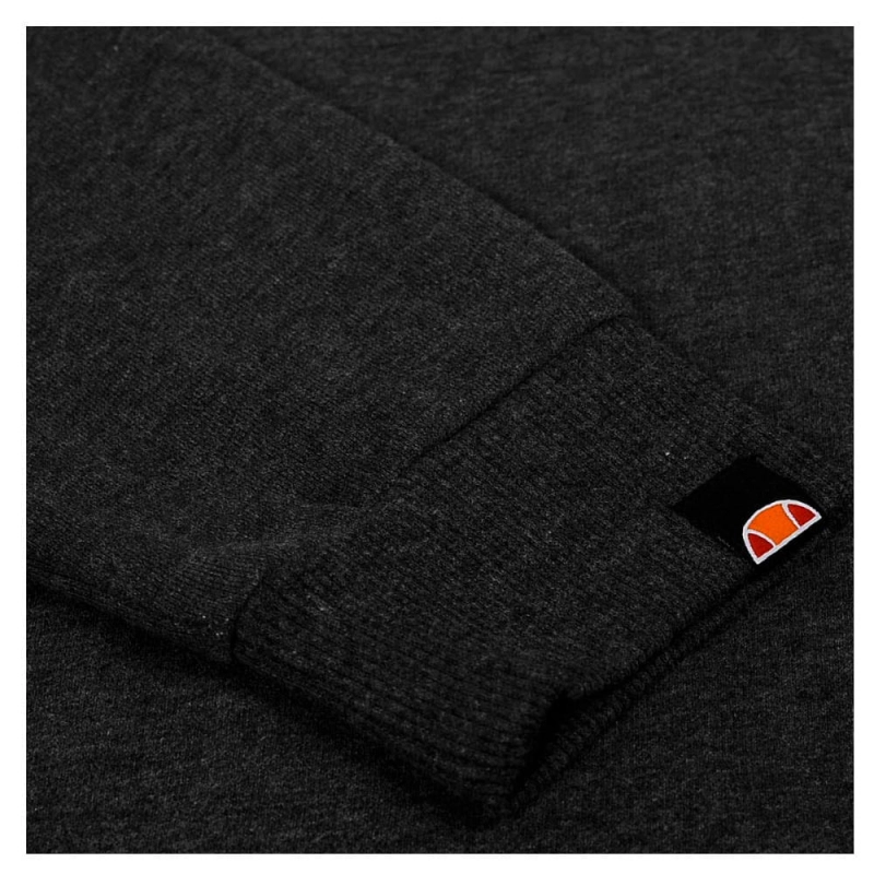 ellesse bluza męska succisso dark grey marl rękaw