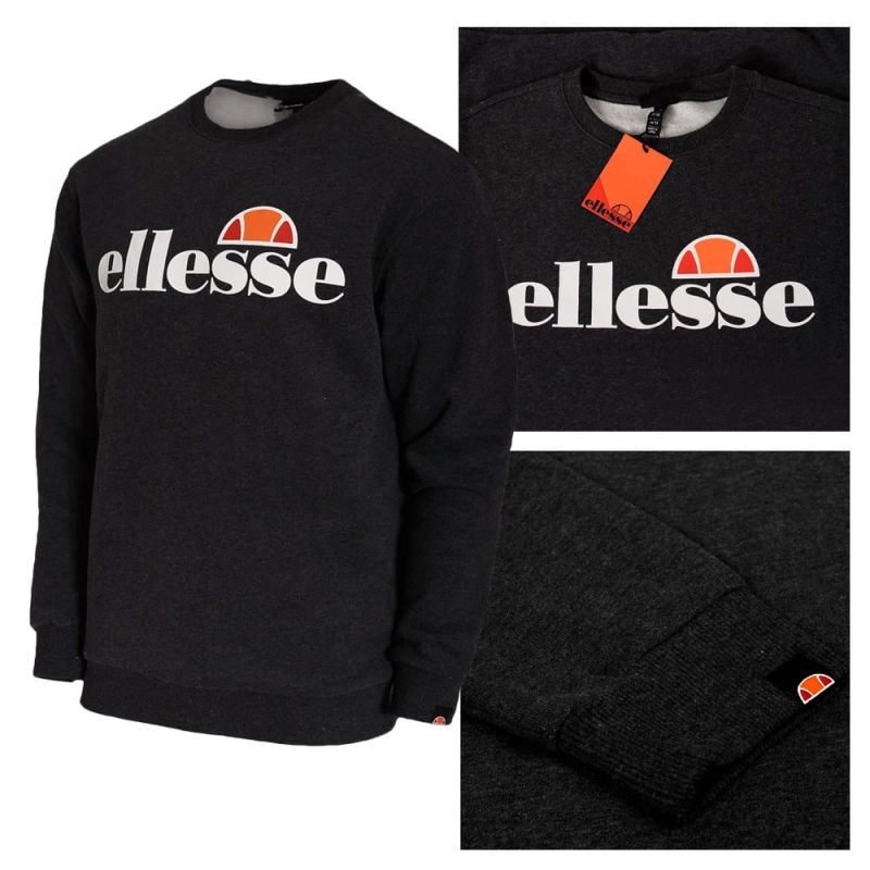 ellesse bluza męska succisso dark grey marl