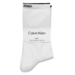 CALVIN KLEIN Skarpety Damskie 3 pary WHITE ONE SIZE