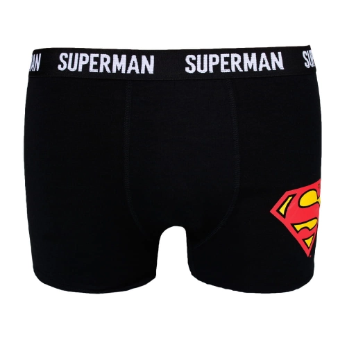 DC UNITED Bokserki Męskie 38184 SUPERMAN Czarne