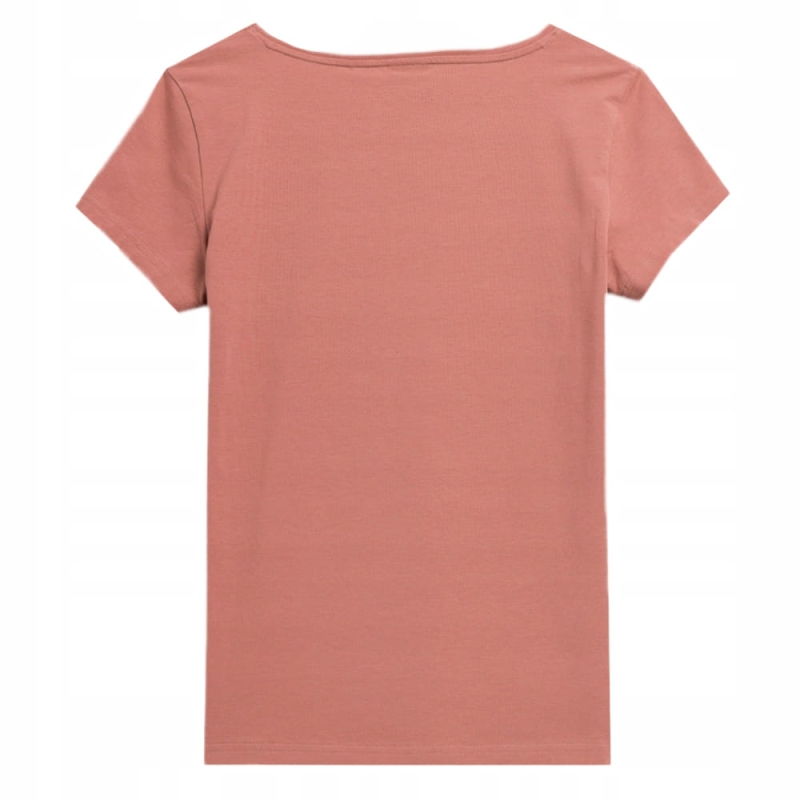 4F Koszulka Damska T-SHIRT TTSHF730 Łososiowa z tyłu