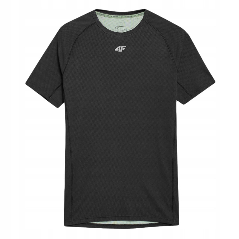 4F T-shirt Koszulka Męska Szybkoschnąca TFTSM171 Czarna