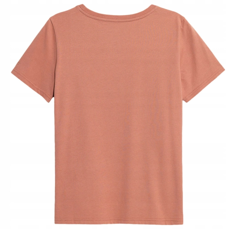 4F Koszulka Damska T-shirt TTSHF332 Łososiowa z tyłu