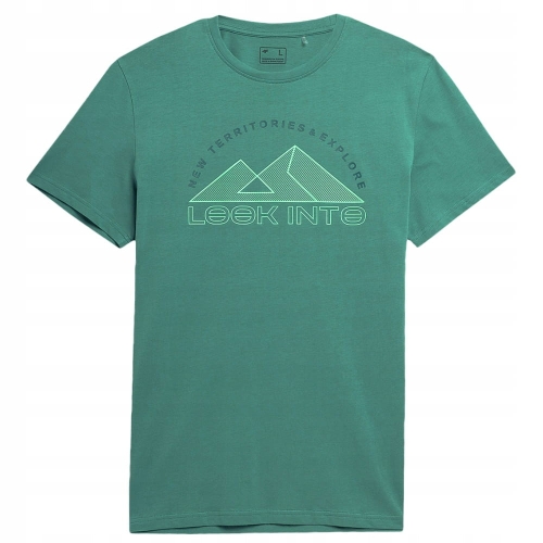 4F T-shirt Koszulka TTSHM484 Zielona