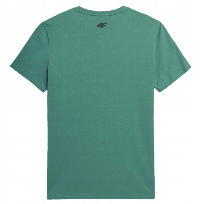 4F T-shirt Koszulka TTSHM484 Zielona z tyłu