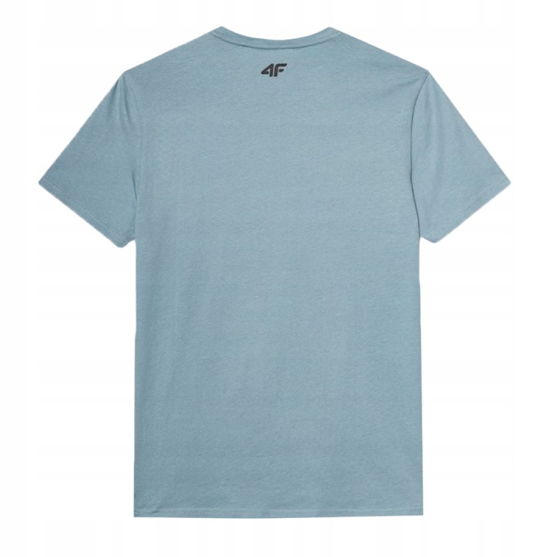 4F T-shirt Koszulka błękitna z tyłu