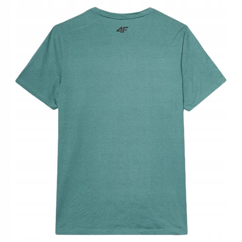 4F T-shirt Koszulka TTSHM485 Zielona z tyłu