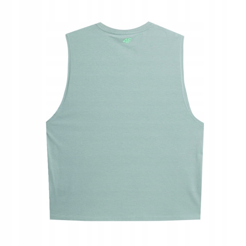 Tył 4F T-shirt Koszulka Top Mietowy Damski