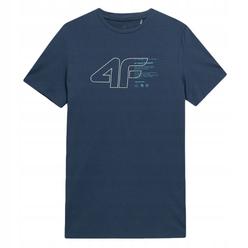 4F T-shirt Koszulka Sportowa TTSHM303 Granatowa
