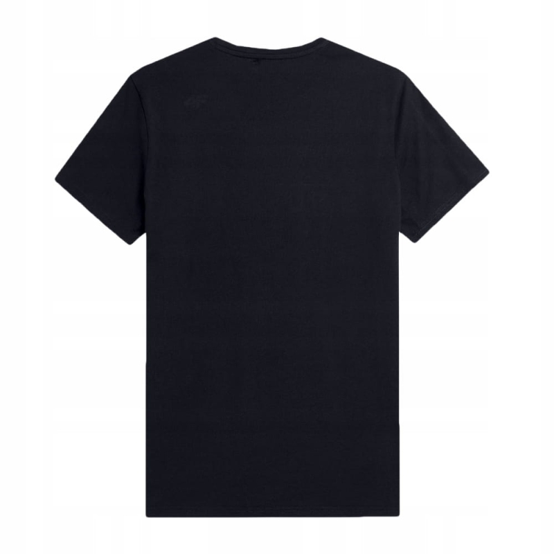 4F T-shirt Koszulka Meska TTSHM539 GRANATOWA z tyłu