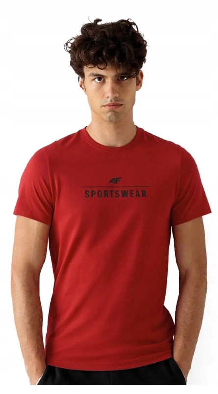4F-T-shirt-Koszulka-Meska-TTSHM539-CZERWONA-M-Model-TTSHM539.jpg