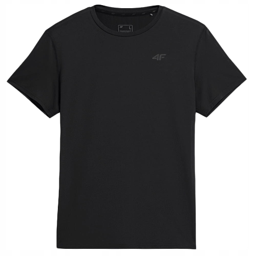 4F T-shirt Koszulka Męska Szybkoschnąca TFTSM259 Czarna