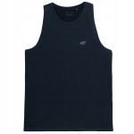 4F T-shirt Koszulka Męska Bezrękawnik Tank Top TSLEM017 Granatowa