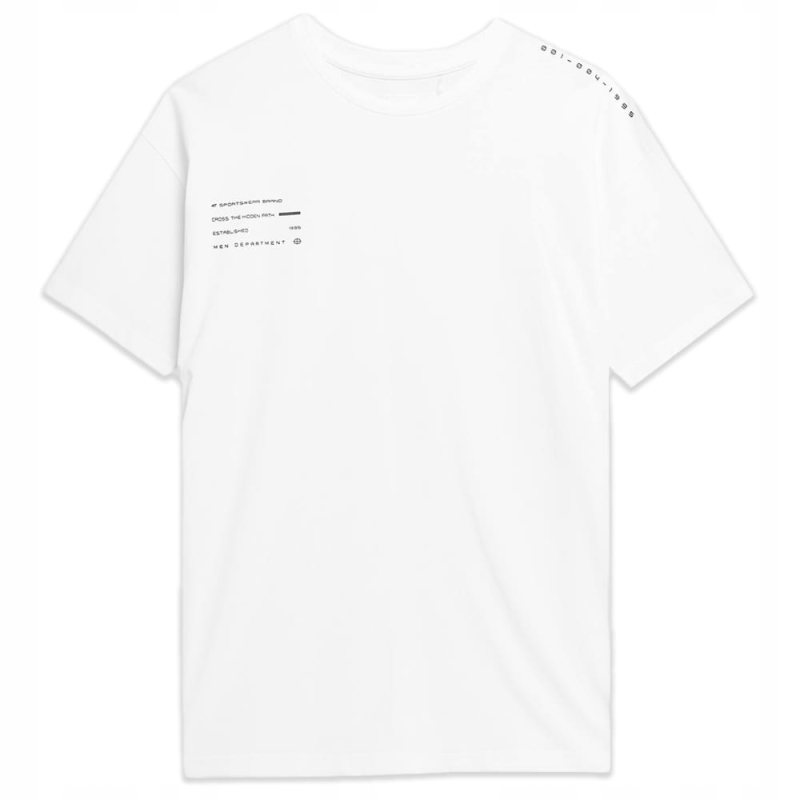 4F T-shirt Koszulka Sportowa TTSHM298 Biała
