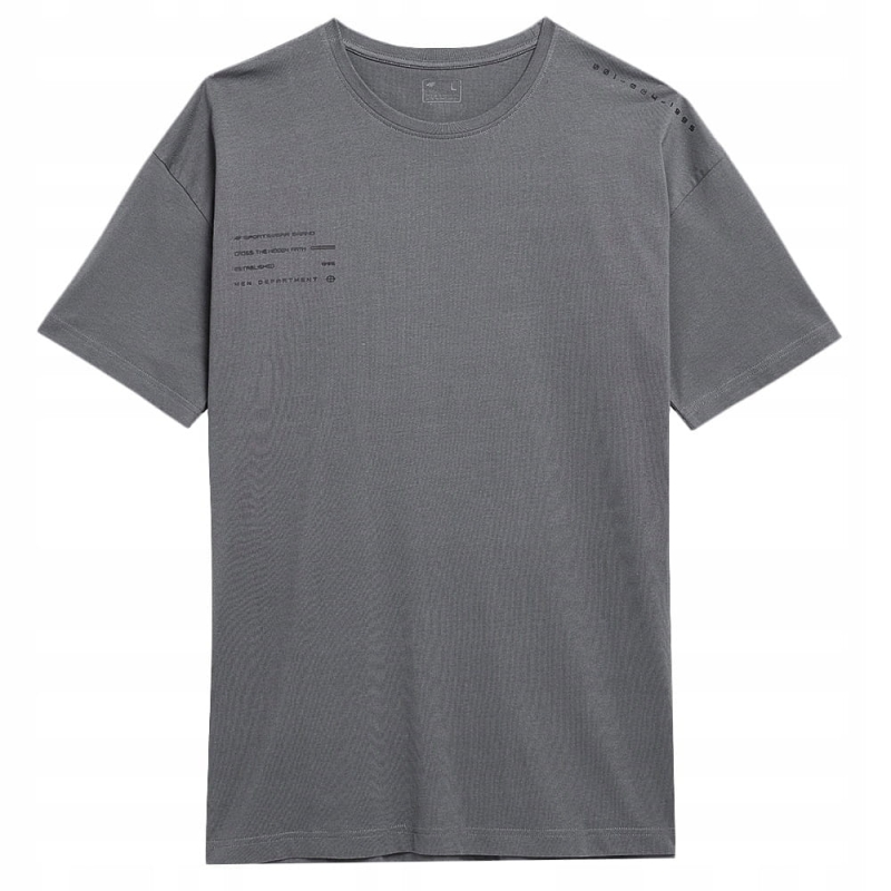 4F T-shirt Koszulka Sportowa TTSHM298 Antracytowa