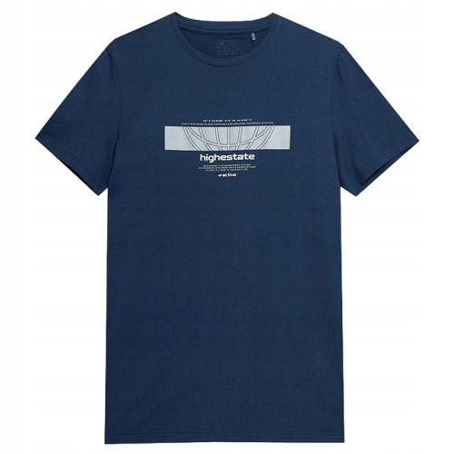 4F T-shirt Koszulka Sportowa TTSHM304 Granatowa