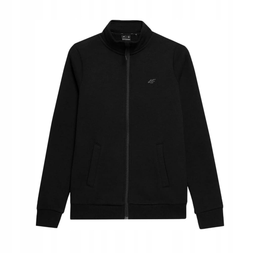 4F Bluza Damska TSWSF371 Czarna ze stójką