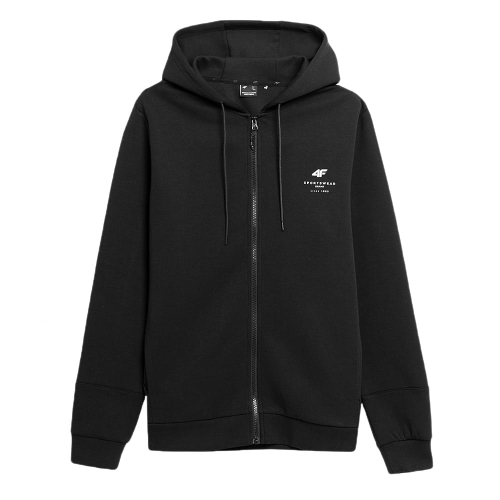 4F Bluza Męska Rozpinana Sportowa TSWSM265 Czarna