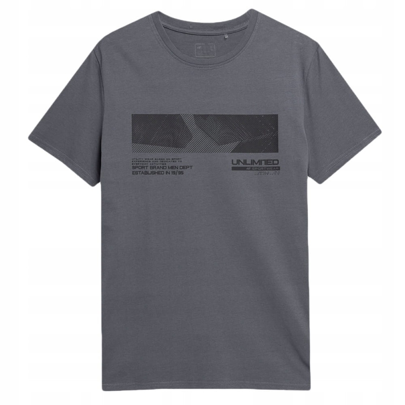 4F-T-shirt-Koszulka-TTSHM308-SZARA-M-Model-TTSHM308.jpg