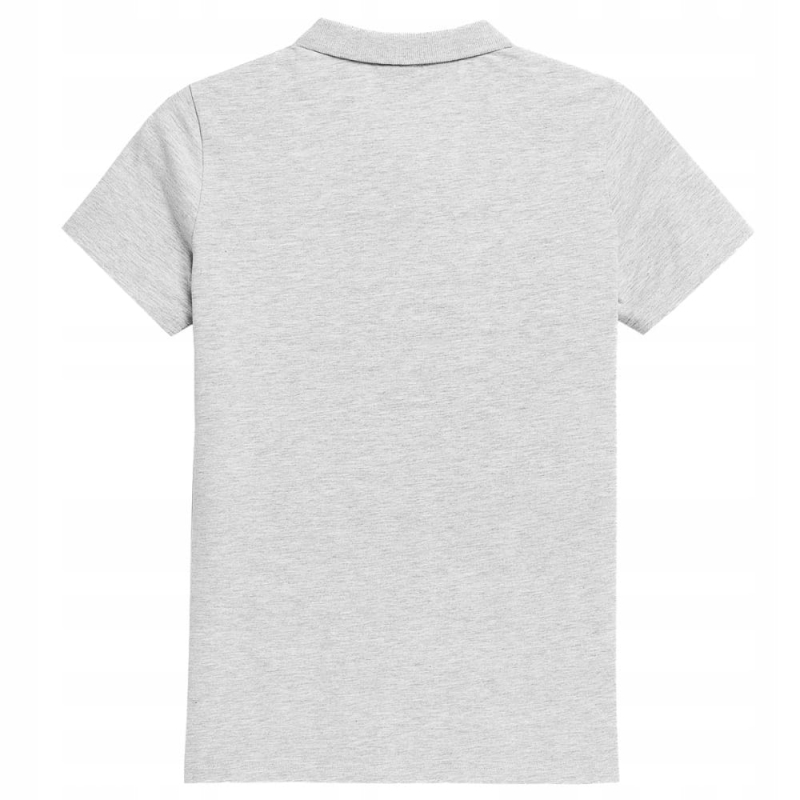 Szara koszulka polo damska 4F widok tył